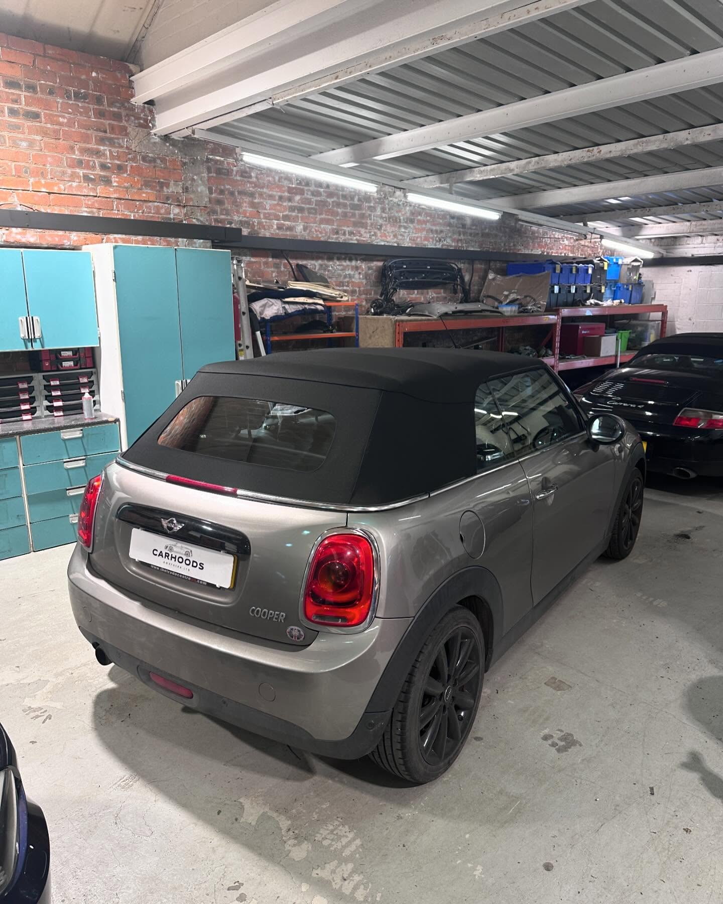 Reviving the charm of this Mini Cooper (F57) with a soft top replacement to repa